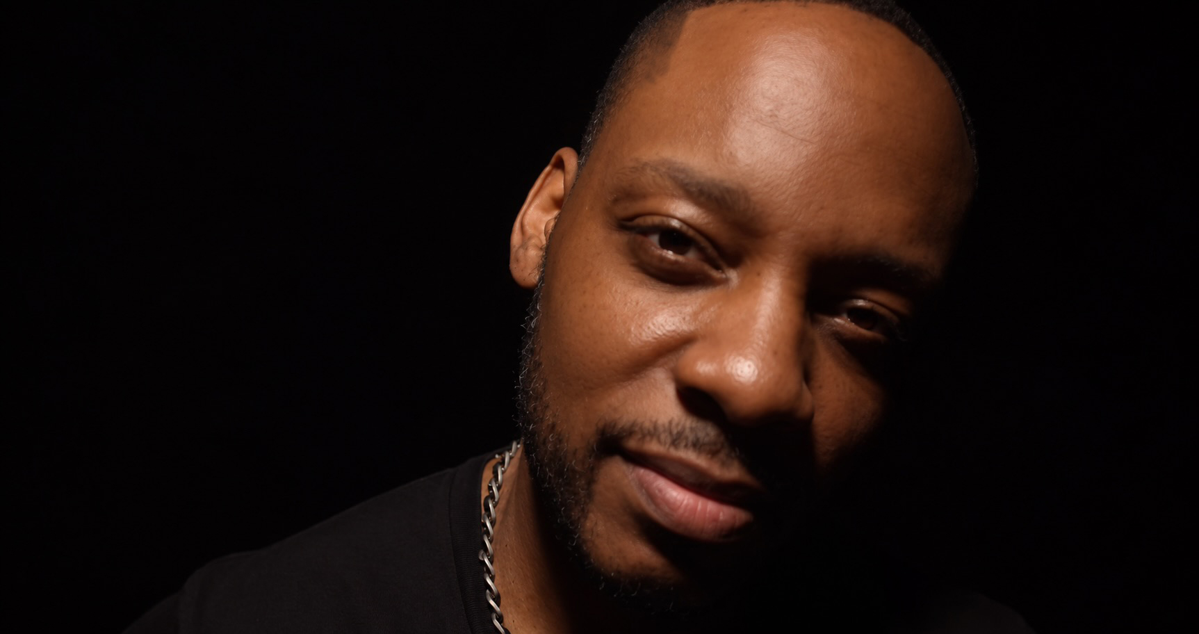 Contemporary close-up portrait of Jackiem Joyner