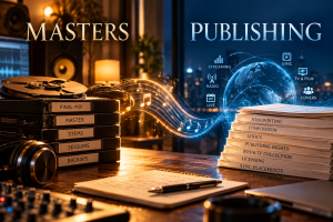 Masters versus publishing visual contrasting sound recording masters with composition and publishing rights.